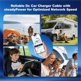 105W Starlink Mini Car Adapter with Digital Display