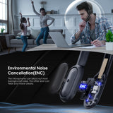 Angteela Bluetooth 5.4 ANC/ENC Work Headset with Dongle