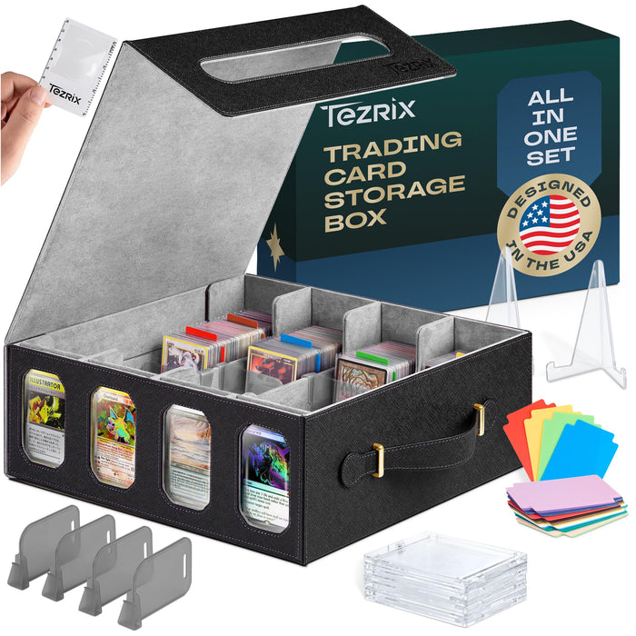 3900+ MTG Trading Card Storage Box with Display Windows